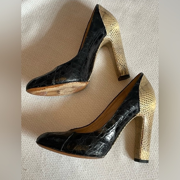 Chloe reptile look pumps - Picture 4 of 11